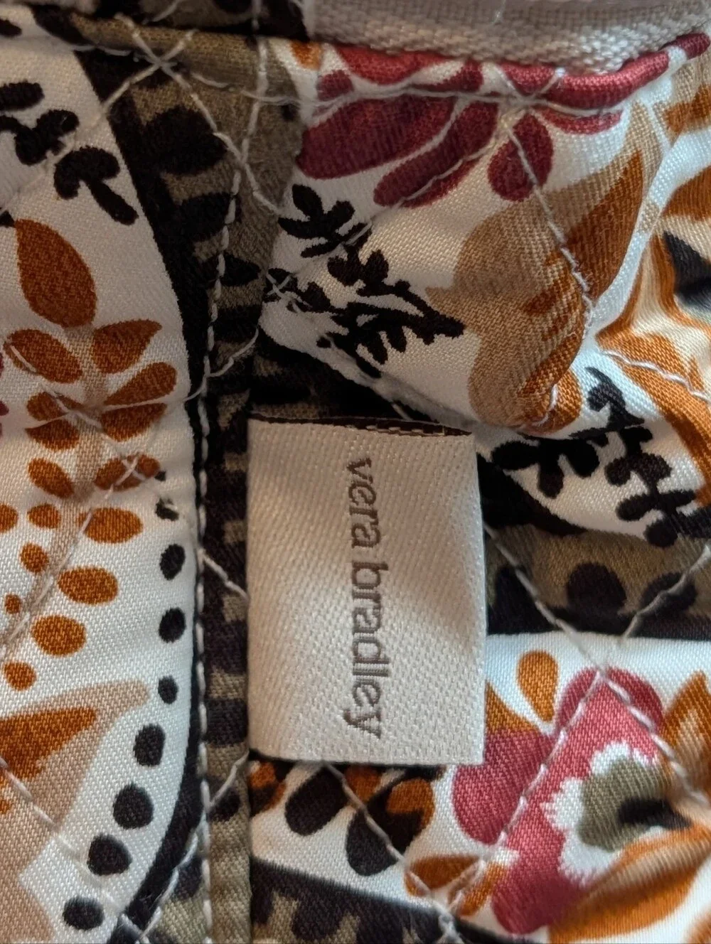 Vera Bradley Brush Up Cosmetic Case Blooming Paisley